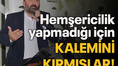 Hemşericilik yapmadığı için kalemini kırmışlar!